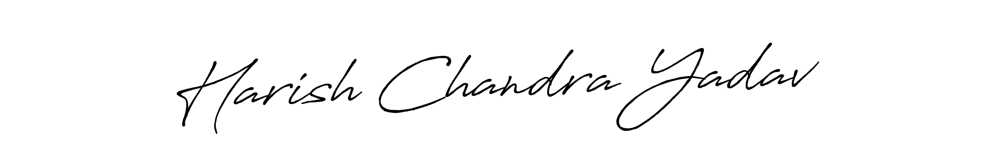 Antro_Vectra_Bolder is a professional signature style that is perfect for those who want to add a touch of class to their signature. It is also a great choice for those who want to make their signature more unique. Get Harish Chandra Yadav name to fancy signature for free. Harish Chandra Yadav signature style 7 images and pictures png