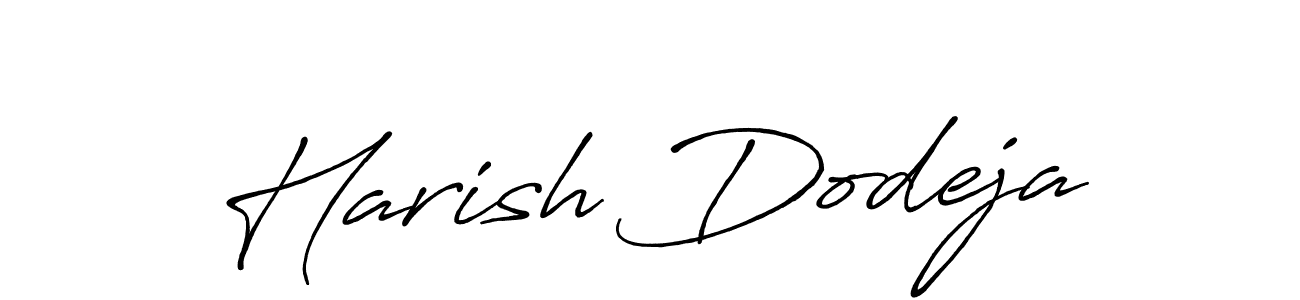 if you are searching for the best signature style for your name Harish Dodeja. so please give up your signature search. here we have designed multiple signature styles  using Antro_Vectra_Bolder. Harish Dodeja signature style 7 images and pictures png