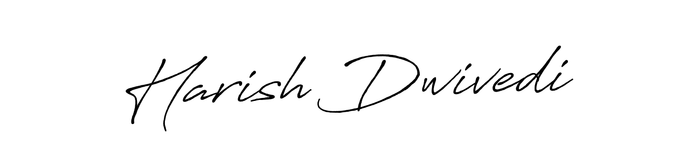 Design your own signature with our free online signature maker. With this signature software, you can create a handwritten (Antro_Vectra_Bolder) signature for name Harish Dwivedi. Harish Dwivedi signature style 7 images and pictures png