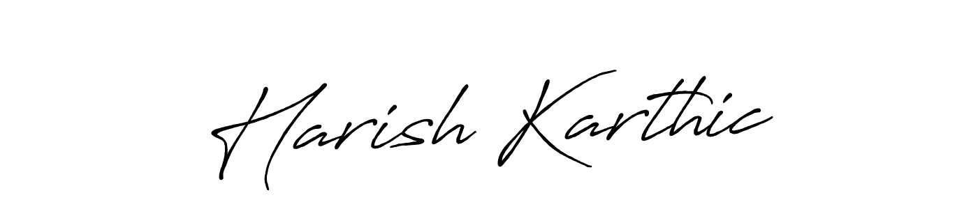 Once you've used our free online signature maker to create your best signature Antro_Vectra_Bolder style, it's time to enjoy all of the benefits that Harish Karthic name signing documents. Harish Karthic signature style 7 images and pictures png