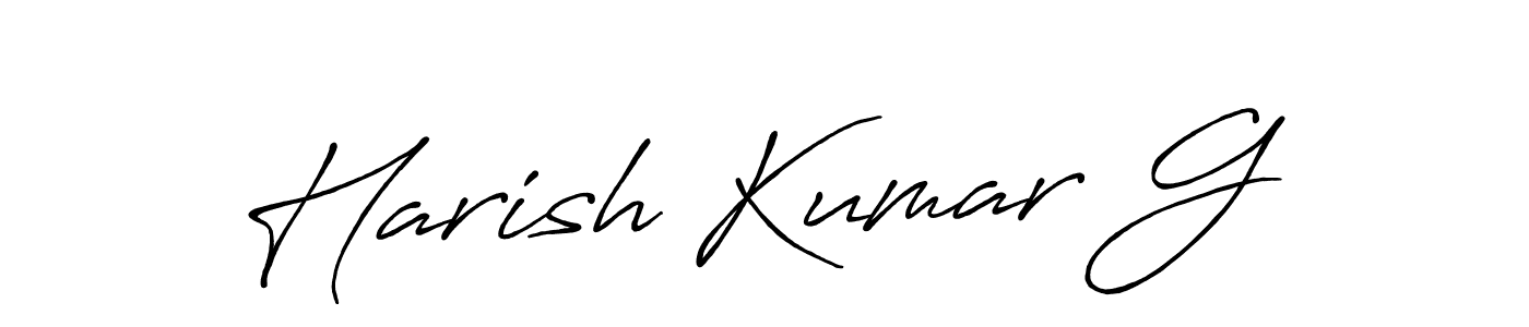 How to Draw Harish Kumar G signature style? Antro_Vectra_Bolder is a latest design signature styles for name Harish Kumar G. Harish Kumar G signature style 7 images and pictures png