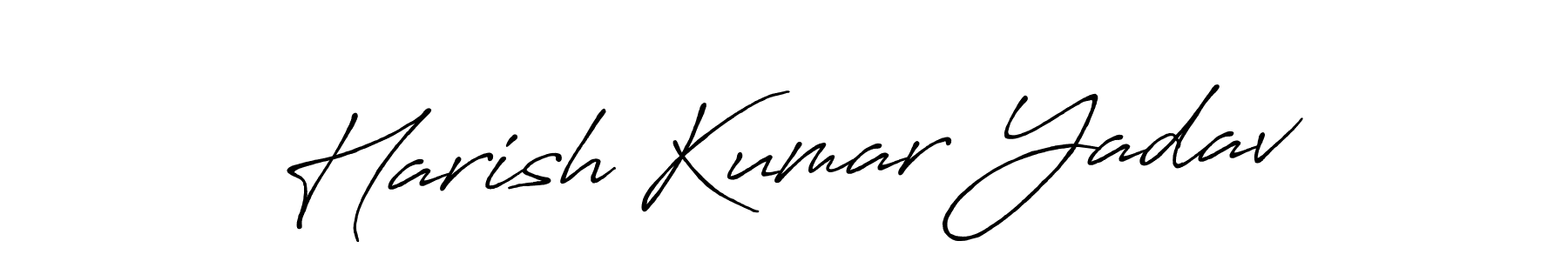 The best way (Antro_Vectra_Bolder) to make a short signature is to pick only two or three words in your name. The name Harish Kumar Yadav include a total of six letters. For converting this name. Harish Kumar Yadav signature style 7 images and pictures png