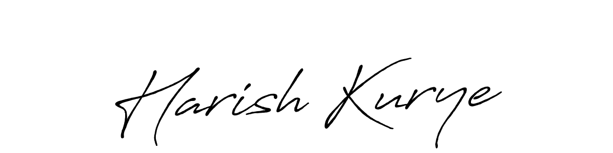 Antro_Vectra_Bolder is a professional signature style that is perfect for those who want to add a touch of class to their signature. It is also a great choice for those who want to make their signature more unique. Get Harish Kurye name to fancy signature for free. Harish Kurye signature style 7 images and pictures png