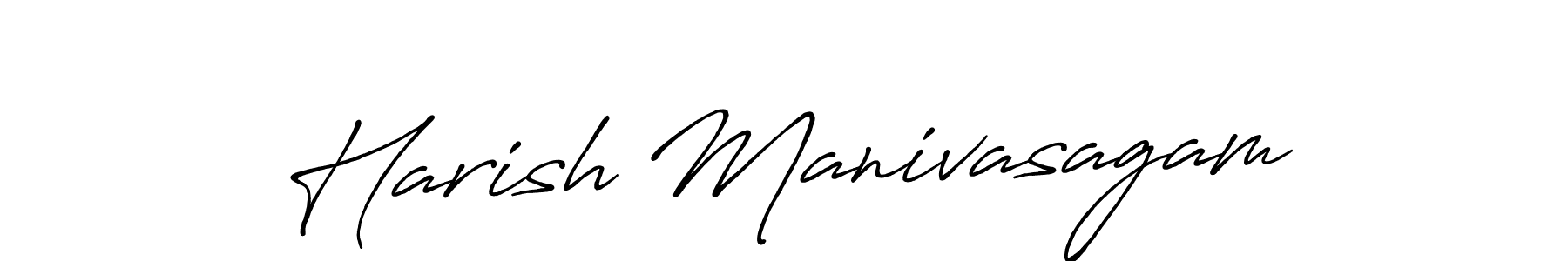 The best way (Antro_Vectra_Bolder) to make a short signature is to pick only two or three words in your name. The name Harish Manivasagam include a total of six letters. For converting this name. Harish Manivasagam signature style 7 images and pictures png