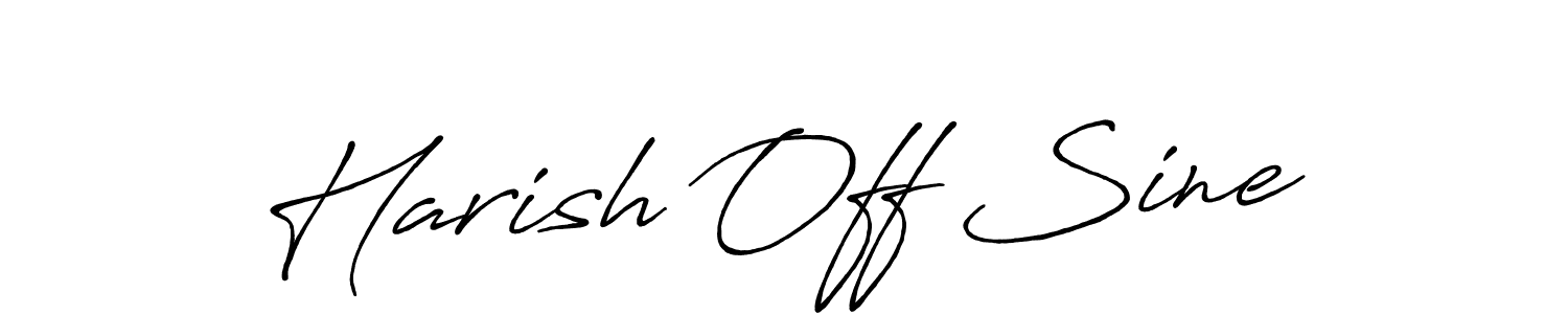 if you are searching for the best signature style for your name Harish Off Sine. so please give up your signature search. here we have designed multiple signature styles  using Antro_Vectra_Bolder. Harish Off Sine signature style 7 images and pictures png