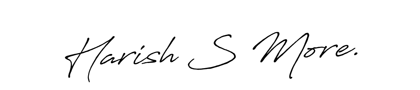 Antro_Vectra_Bolder is a professional signature style that is perfect for those who want to add a touch of class to their signature. It is also a great choice for those who want to make their signature more unique. Get Harish S More. name to fancy signature for free. Harish S More. signature style 7 images and pictures png