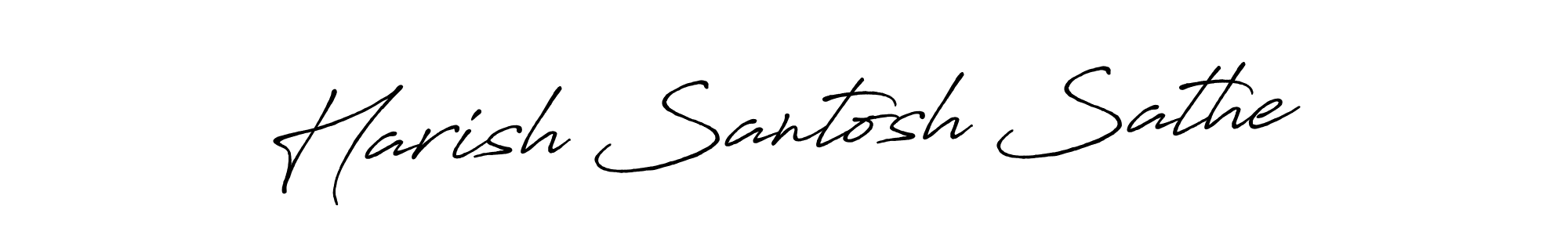 Make a beautiful signature design for name Harish Santosh Sathe. Use this online signature maker to create a handwritten signature for free. Harish Santosh Sathe signature style 7 images and pictures png