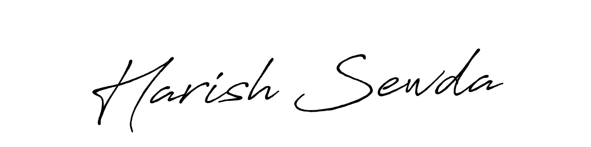 Here are the top 10 professional signature styles for the name Harish Sewda. These are the best autograph styles you can use for your name. Harish Sewda signature style 7 images and pictures png