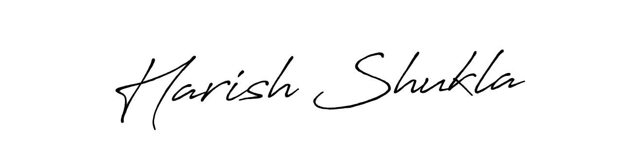 Also You can easily find your signature by using the search form. We will create Harish Shukla name handwritten signature images for you free of cost using Antro_Vectra_Bolder sign style. Harish Shukla signature style 7 images and pictures png