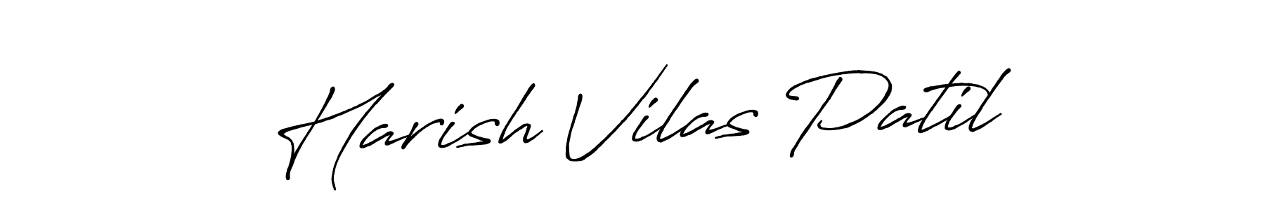 How to make Harish Vilas Patil signature? Antro_Vectra_Bolder is a professional autograph style. Create handwritten signature for Harish Vilas Patil name. Harish Vilas Patil signature style 7 images and pictures png