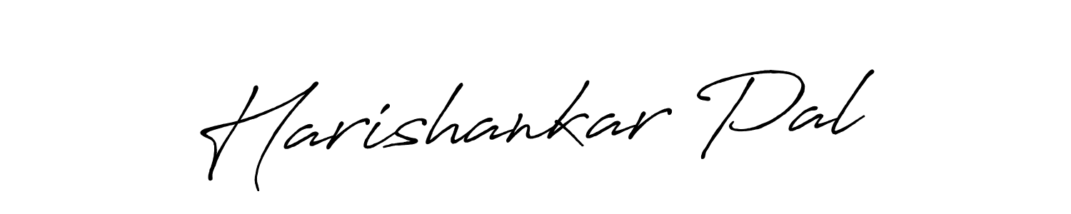 How to make Harishankar Pal name signature. Use Antro_Vectra_Bolder style for creating short signs online. This is the latest handwritten sign. Harishankar Pal signature style 7 images and pictures png