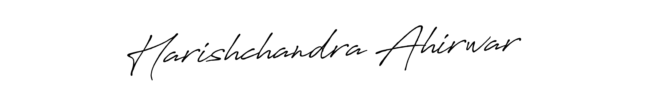 Harishchandra Ahirwar stylish signature style. Best Handwritten Sign (Antro_Vectra_Bolder) for my name. Handwritten Signature Collection Ideas for my name Harishchandra Ahirwar. Harishchandra Ahirwar signature style 7 images and pictures png