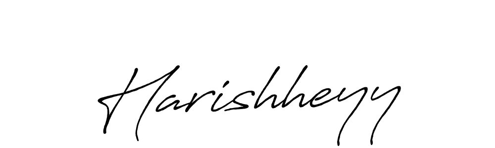 Use a signature maker to create a handwritten signature online. With this signature software, you can design (Antro_Vectra_Bolder) your own signature for name Harishheyy. Harishheyy signature style 7 images and pictures png