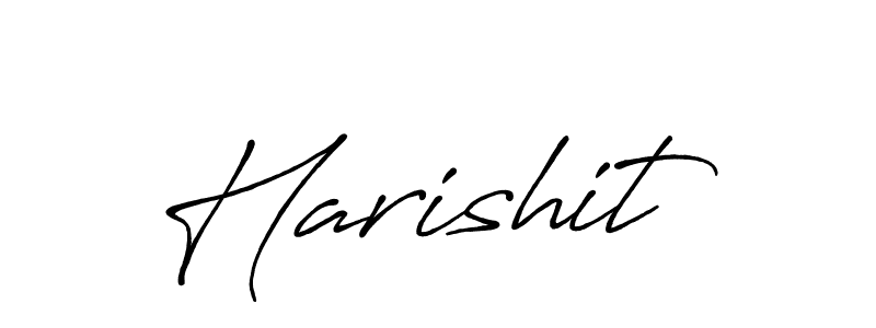 Make a beautiful signature design for name Harishit. With this signature (Antro_Vectra_Bolder) style, you can create a handwritten signature for free. Harishit signature style 7 images and pictures png