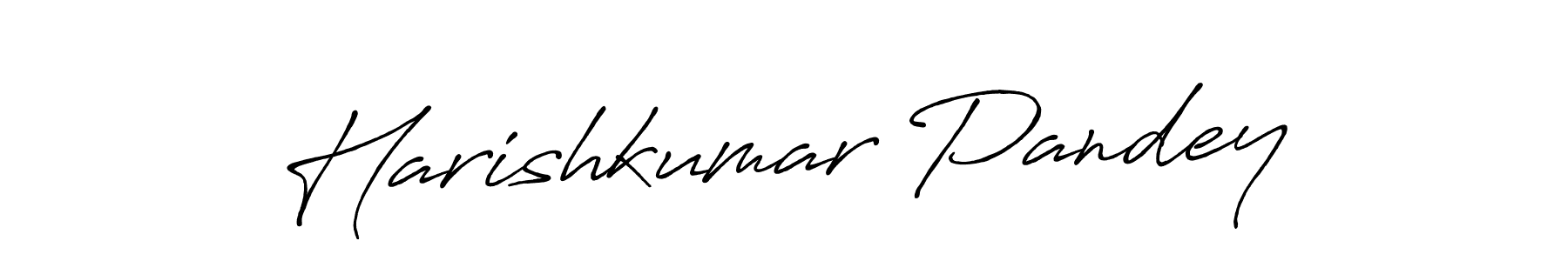 It looks lik you need a new signature style for name Harishkumar Pandey. Design unique handwritten (Antro_Vectra_Bolder) signature with our free signature maker in just a few clicks. Harishkumar Pandey signature style 7 images and pictures png