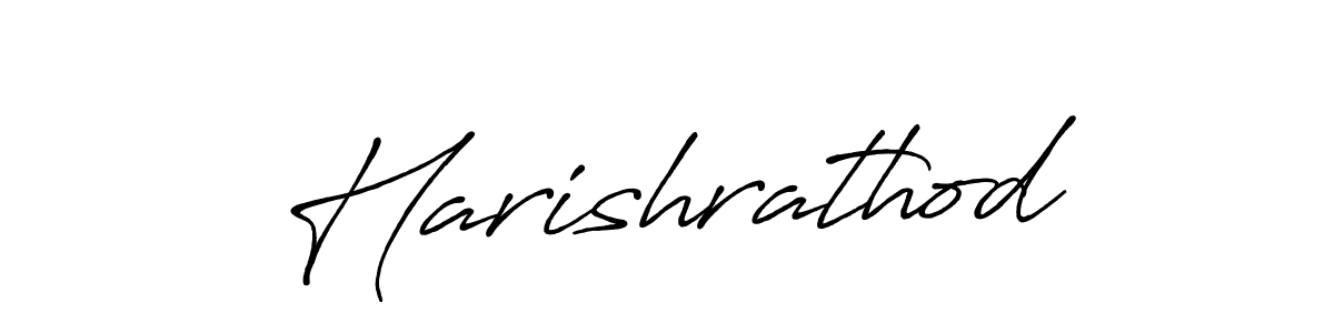 Make a beautiful signature design for name Harishrathod. With this signature (Antro_Vectra_Bolder) style, you can create a handwritten signature for free. Harishrathod signature style 7 images and pictures png