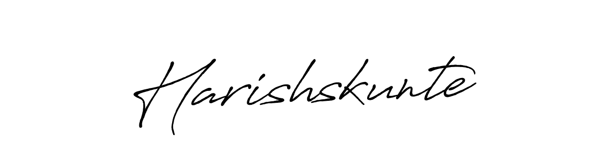 Once you've used our free online signature maker to create your best signature Antro_Vectra_Bolder style, it's time to enjoy all of the benefits that Harishskunte name signing documents. Harishskunte signature style 7 images and pictures png