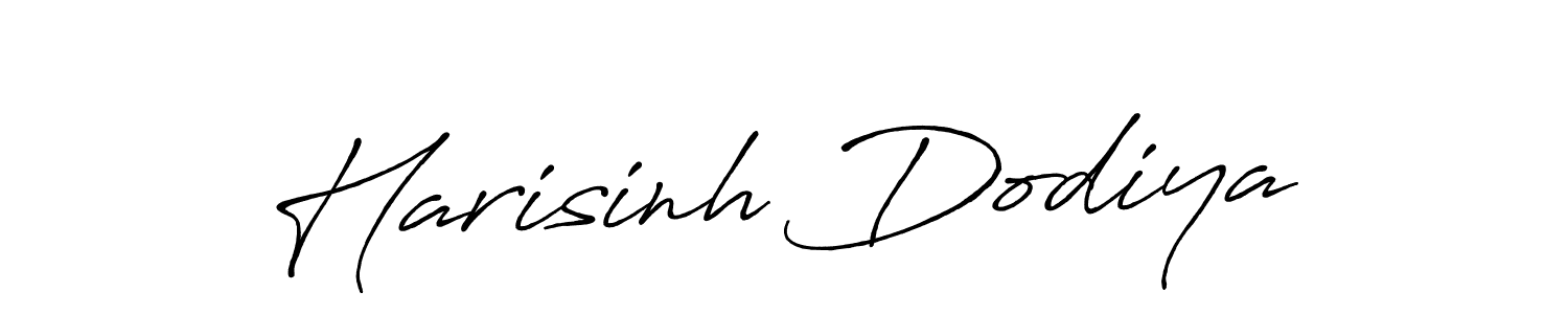 Make a beautiful signature design for name Harisinh Dodiya. Use this online signature maker to create a handwritten signature for free. Harisinh Dodiya signature style 7 images and pictures png