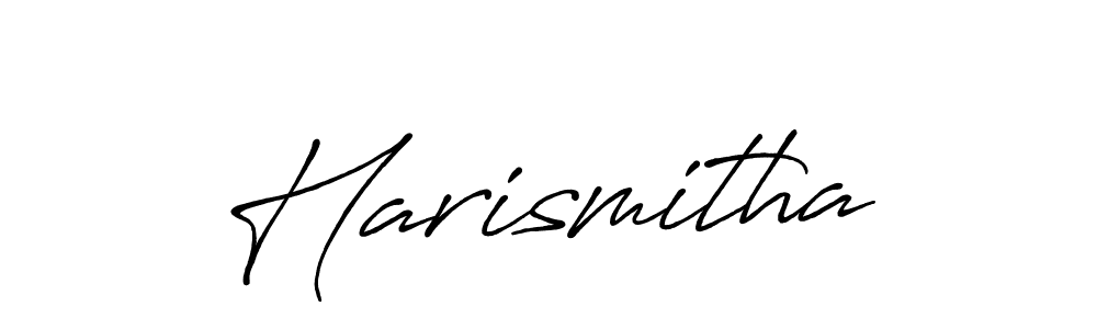 You should practise on your own different ways (Antro_Vectra_Bolder) to write your name (Harismitha) in signature. don't let someone else do it for you. Harismitha signature style 7 images and pictures png