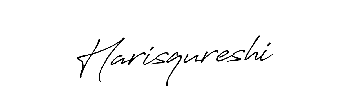 This is the best signature style for the Harisqureshi name. Also you like these signature font (Antro_Vectra_Bolder). Mix name signature. Harisqureshi signature style 7 images and pictures png