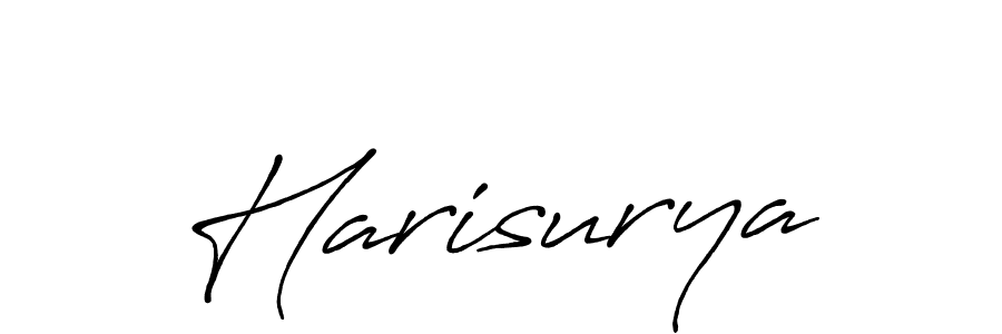 You can use this online signature creator to create a handwritten signature for the name Harisurya. This is the best online autograph maker. Harisurya signature style 7 images and pictures png