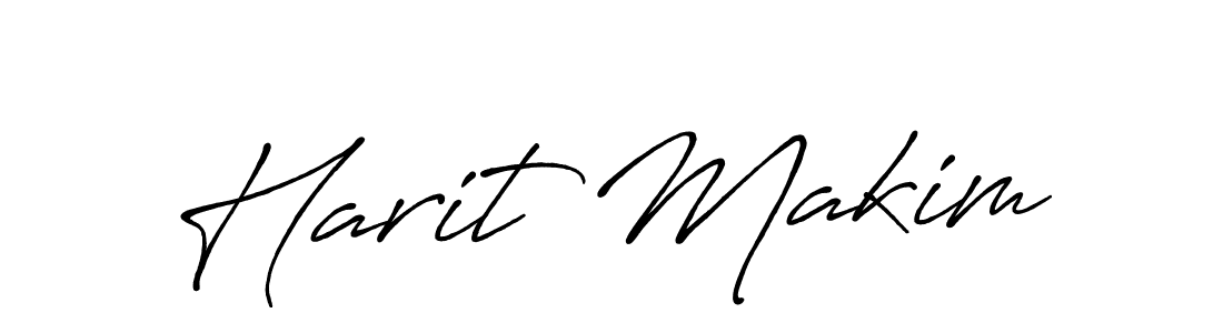 Also You can easily find your signature by using the search form. We will create Harit Makim name handwritten signature images for you free of cost using Antro_Vectra_Bolder sign style. Harit Makim signature style 7 images and pictures png