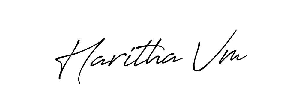 Similarly Antro_Vectra_Bolder is the best handwritten signature design. Signature creator online .You can use it as an online autograph creator for name Haritha Vm. Haritha Vm signature style 7 images and pictures png