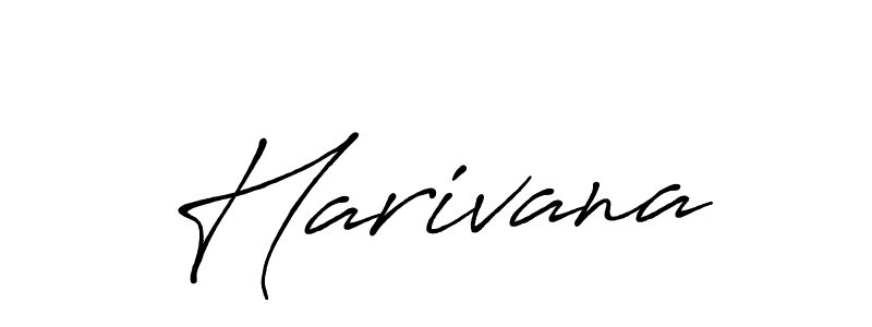 How to Draw Harivana signature style? Antro_Vectra_Bolder is a latest design signature styles for name Harivana. Harivana signature style 7 images and pictures png