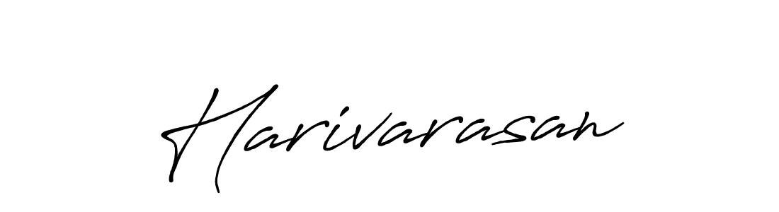 Also we have Harivarasan name is the best signature style. Create professional handwritten signature collection using Antro_Vectra_Bolder autograph style. Harivarasan signature style 7 images and pictures png