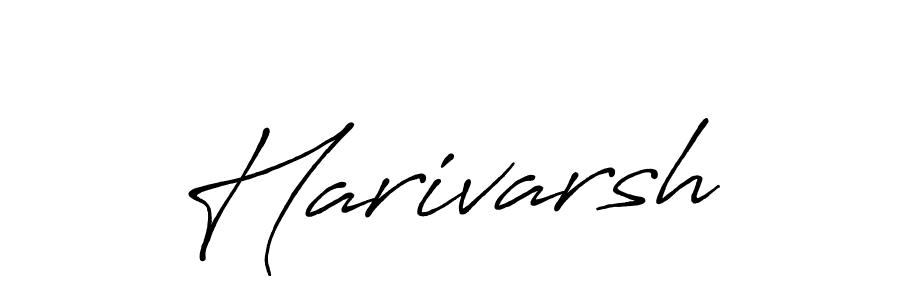 How to make Harivarsh name signature. Use Antro_Vectra_Bolder style for creating short signs online. This is the latest handwritten sign. Harivarsh signature style 7 images and pictures png