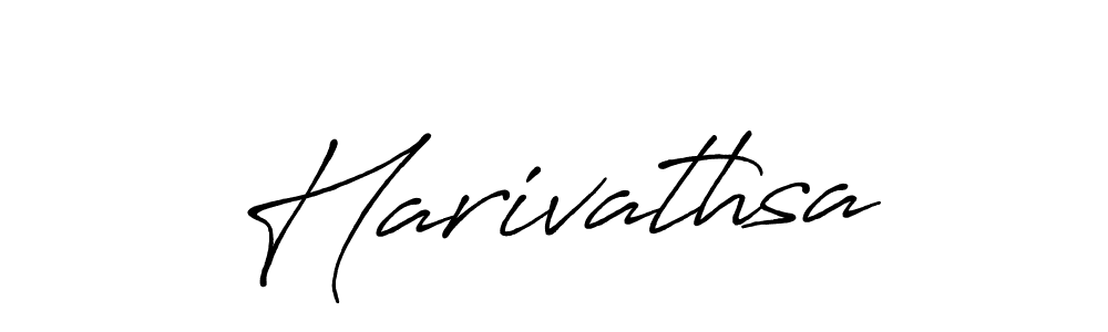 Make a beautiful signature design for name Harivathsa. With this signature (Antro_Vectra_Bolder) style, you can create a handwritten signature for free. Harivathsa signature style 7 images and pictures png
