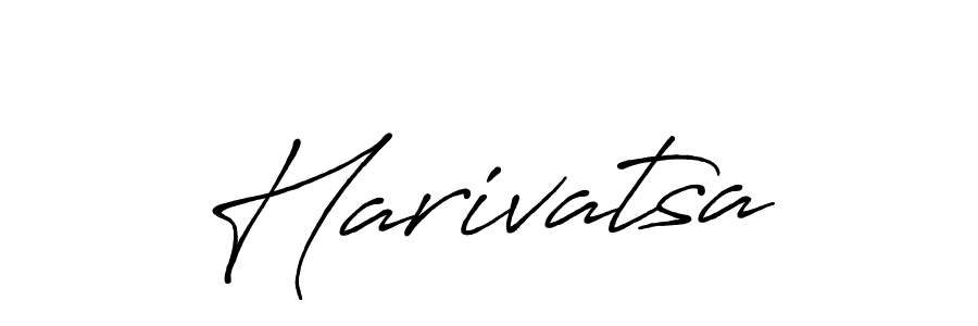 How to Draw Harivatsa signature style? Antro_Vectra_Bolder is a latest design signature styles for name Harivatsa. Harivatsa signature style 7 images and pictures png