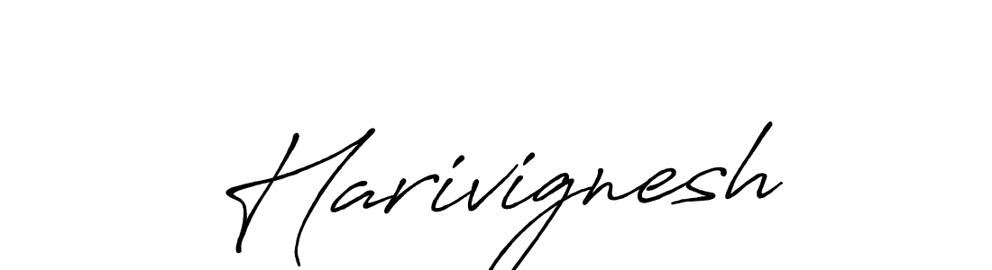 Harivignesh stylish signature style. Best Handwritten Sign (Antro_Vectra_Bolder) for my name. Handwritten Signature Collection Ideas for my name Harivignesh. Harivignesh signature style 7 images and pictures png
