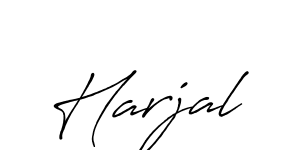 Make a beautiful signature design for name Harjal. With this signature (Antro_Vectra_Bolder) style, you can create a handwritten signature for free. Harjal signature style 7 images and pictures png