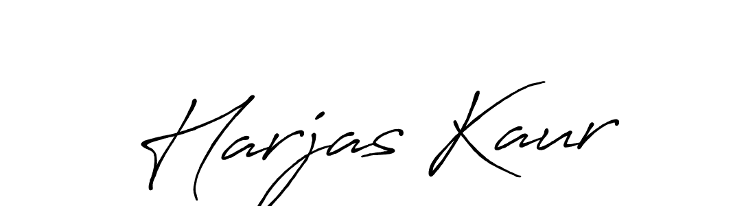 Also we have Harjas Kaur name is the best signature style. Create professional handwritten signature collection using Antro_Vectra_Bolder autograph style. Harjas Kaur signature style 7 images and pictures png