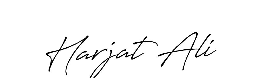 You should practise on your own different ways (Antro_Vectra_Bolder) to write your name (Harjat Ali) in signature. don't let someone else do it for you. Harjat Ali signature style 7 images and pictures png