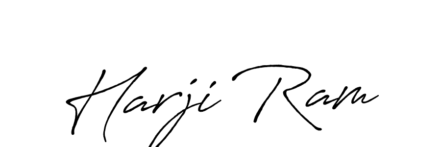 Harji Ram stylish signature style. Best Handwritten Sign (Antro_Vectra_Bolder) for my name. Handwritten Signature Collection Ideas for my name Harji Ram. Harji Ram signature style 7 images and pictures png