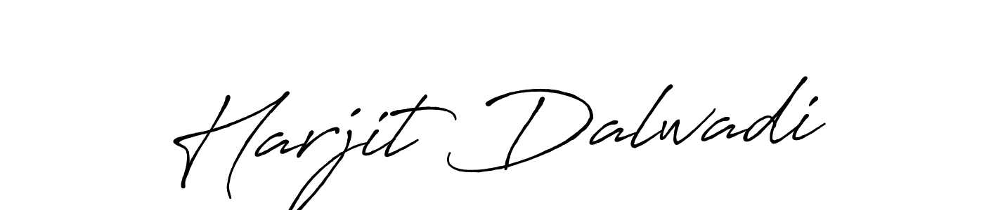 Create a beautiful signature design for name Harjit Dalwadi. With this signature (Antro_Vectra_Bolder) fonts, you can make a handwritten signature for free. Harjit Dalwadi signature style 7 images and pictures png