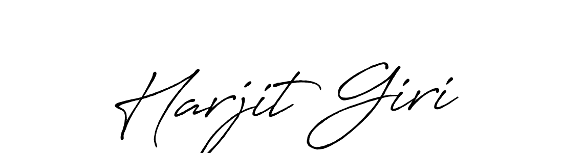 Also we have Harjit Giri name is the best signature style. Create professional handwritten signature collection using Antro_Vectra_Bolder autograph style. Harjit Giri signature style 7 images and pictures png
