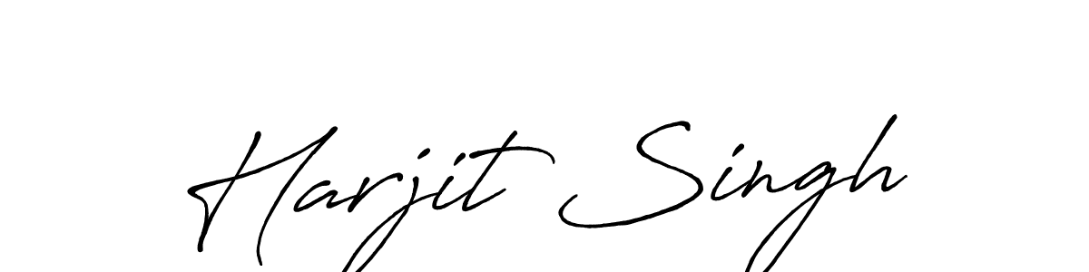 Also we have Harjit Singh name is the best signature style. Create professional handwritten signature collection using Antro_Vectra_Bolder autograph style. Harjit Singh signature style 7 images and pictures png