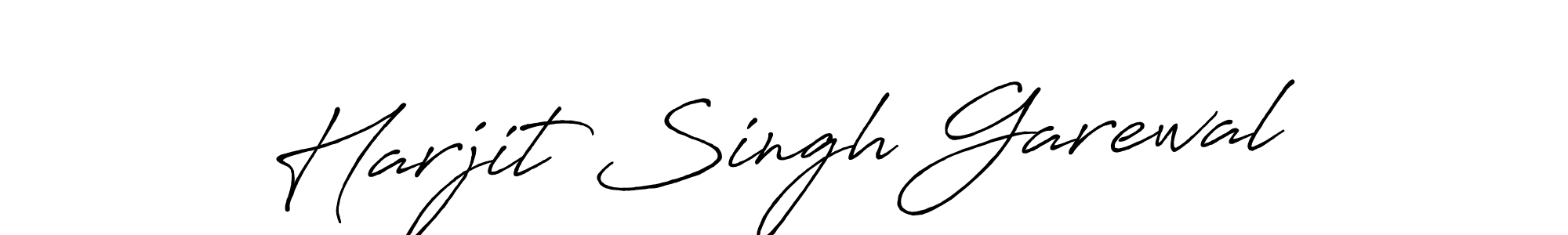 Design your own signature with our free online signature maker. With this signature software, you can create a handwritten (Antro_Vectra_Bolder) signature for name Harjit Singh Garewal. Harjit Singh Garewal signature style 7 images and pictures png