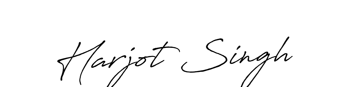 Harjot Singh stylish signature style. Best Handwritten Sign (Antro_Vectra_Bolder) for my name. Handwritten Signature Collection Ideas for my name Harjot Singh. Harjot Singh signature style 7 images and pictures png