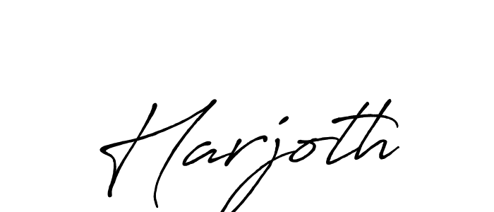 Make a beautiful signature design for name Harjoth. With this signature (Antro_Vectra_Bolder) style, you can create a handwritten signature for free. Harjoth signature style 7 images and pictures png