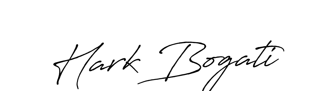 Use a signature maker to create a handwritten signature online. With this signature software, you can design (Antro_Vectra_Bolder) your own signature for name Hark Bogati. Hark Bogati signature style 7 images and pictures png