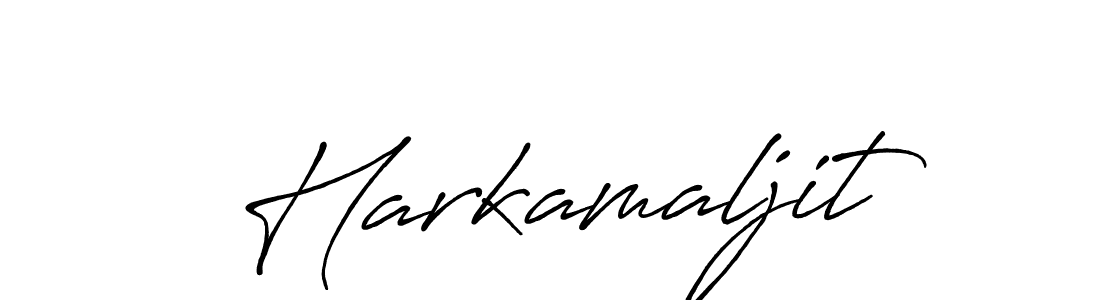 Design your own signature with our free online signature maker. With this signature software, you can create a handwritten (Antro_Vectra_Bolder) signature for name Harkamaljit. Harkamaljit signature style 7 images and pictures png