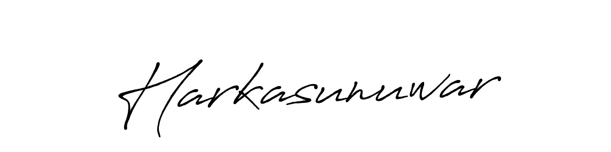How to make Harkasunuwar signature? Antro_Vectra_Bolder is a professional autograph style. Create handwritten signature for Harkasunuwar name. Harkasunuwar signature style 7 images and pictures png