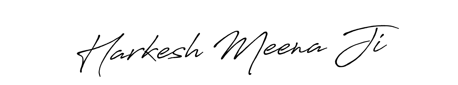 if you are searching for the best signature style for your name Harkesh Meena Ji. so please give up your signature search. here we have designed multiple signature styles  using Antro_Vectra_Bolder. Harkesh Meena Ji signature style 7 images and pictures png