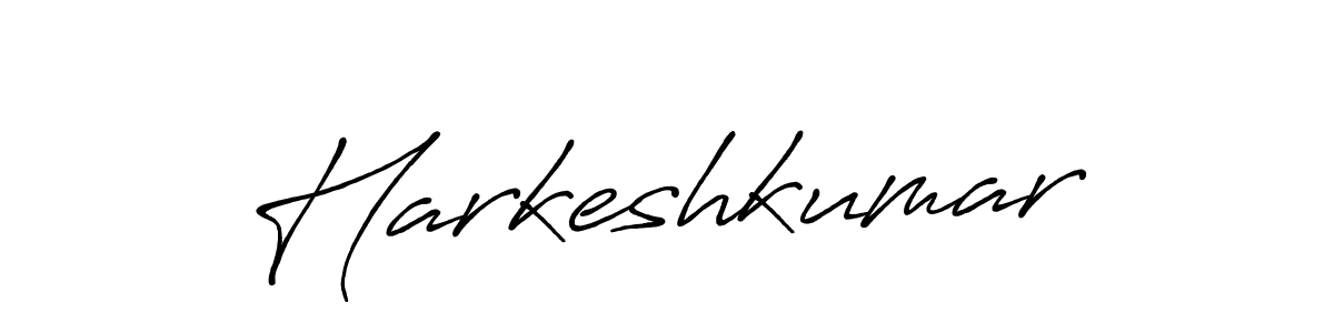 How to make Harkeshkumar name signature. Use Antro_Vectra_Bolder style for creating short signs online. This is the latest handwritten sign. Harkeshkumar signature style 7 images and pictures png