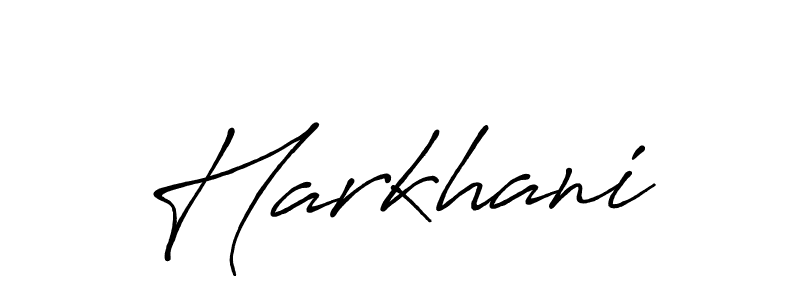 How to make Harkhani name signature. Use Antro_Vectra_Bolder style for creating short signs online. This is the latest handwritten sign. Harkhani signature style 7 images and pictures png
