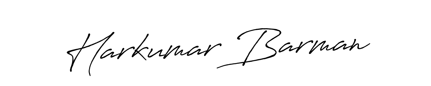 Harkumar Barman stylish signature style. Best Handwritten Sign (Antro_Vectra_Bolder) for my name. Handwritten Signature Collection Ideas for my name Harkumar Barman. Harkumar Barman signature style 7 images and pictures png